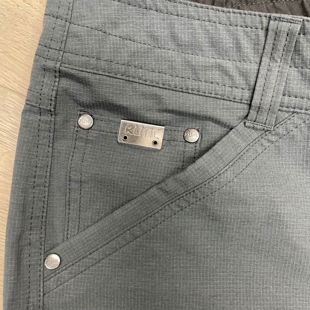 KUHL Renegade Pants Mens 32x32 Gray Outdoor Hiking Ripstop Cargo Pockets - Picture 5 of 10